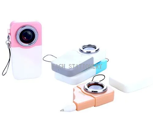 Pen Plastik Bentuk Kamera Kawaii